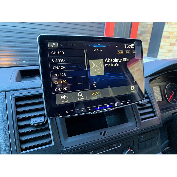 VW Transporter T6 (2015-2019) Alpine 11" Digital Media Unit DAB+ Wireless Apple Carplay Android Auto Stereo Upgrade Kit