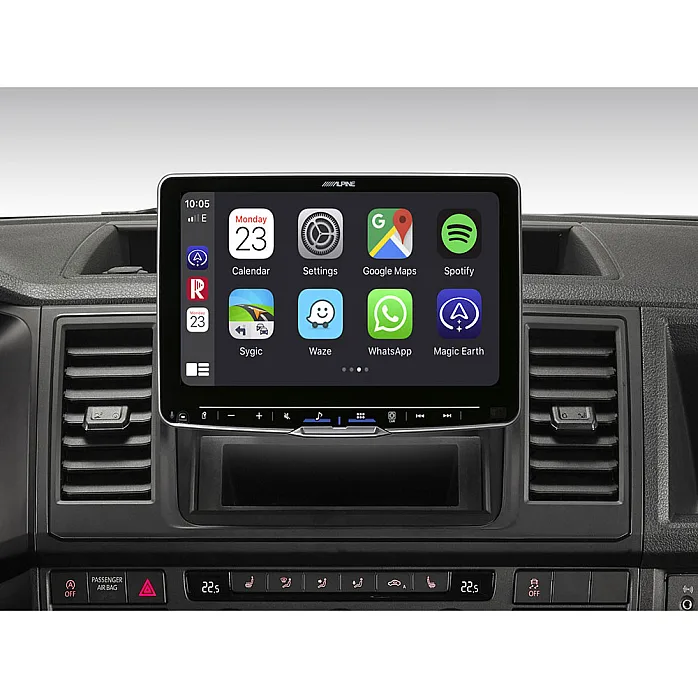 Alpine iLX-F905T6 9" Media Receiver DAB+ digital radio, Apple CarPlay and Android Auto For VW T5 Facelift