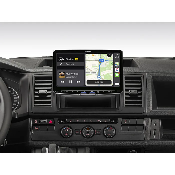 Alpine iLX-F905T6 9" Media Receiver DAB+ digital radio, Apple CarPlay and Android Auto For VW T5 Facelift