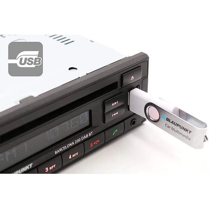 Blaupunkt Barcelona 200DAB BT Retro CD/MP3 Car Stereo DAB Bluetooth USB Aux In Player