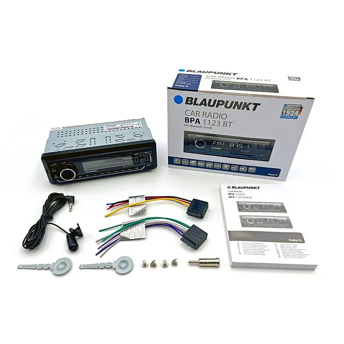 Blaupunkt BPA 1123 BT Mechless Car Stereo Front USB RDS/MP3/Bluetooth FM Tuner