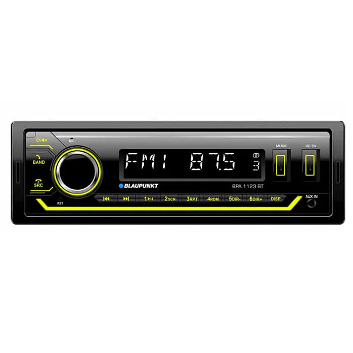 Blaupunkt BPA 1123 BT Mechless Car Stereo Front USB RDS/MP3/Bluetooth FM Tuner