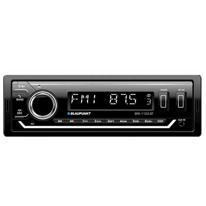 Blaupunkt BPA 1123 BT Mechless Car Stereo Front USB RDS/MP3/Bluetooth FM Tuner