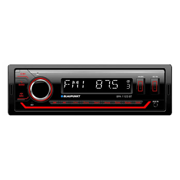 Blaupunkt BPA 1123 BT Mechless Car Stereo Front USB RDS/MP3/Bluetooth FM Tuner