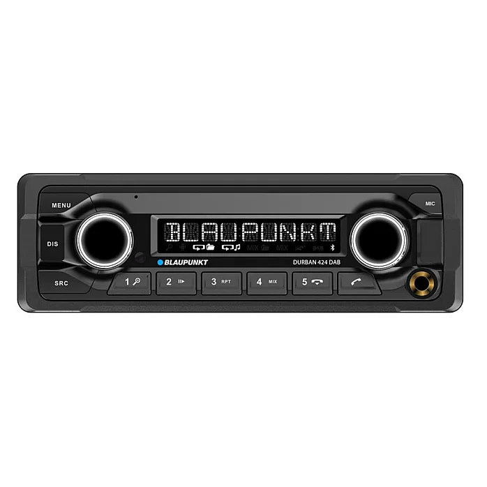 Blaupunkt Durban 424 DAB Heavy Duty Wide Angle Bluetooth, Dual USB, DAB+, FM, MP3, Aux, iPod Car Stereo 