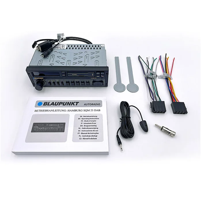 Blaupunkt Hamburg SQM 23 DAB Multicolour Cult Car Radio DAB+ Bluetooth Flac Dual-USB 4 x 50W