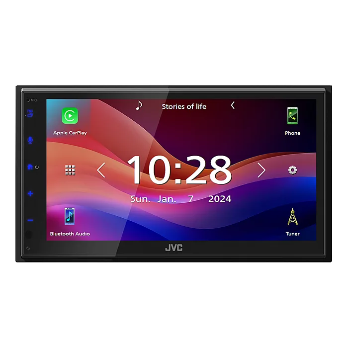 Mazda MX-5 2009-2015 JVC 6.8" CarPlay / Android Auto USB, Bluetooth Car Stereo Upgrade Pack