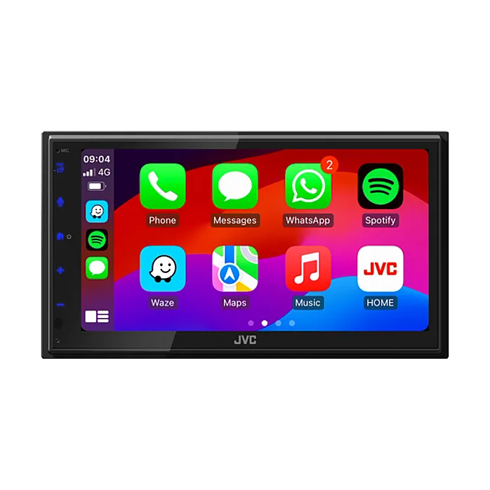 VW Crafter (2017-2023) JVC KW-M595DBT 6.8” Wired CarPlay / Android Auto Bluetooth Mirroring DAB+ Stereo Upgrade Pack