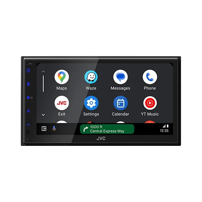 VW Crafter (2017-2023) JVC KW-M595DBT 6.8” Wired CarPlay / Android Auto Bluetooth Mirroring DAB+ Stereo Upgrade Pack