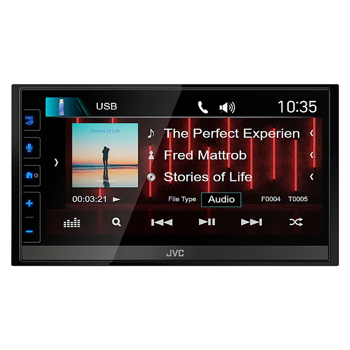 JVC KW-M785DBW 6.8" Wireless CarPlay / Android Auto Mirroring DAB Bluetooth Stereo
