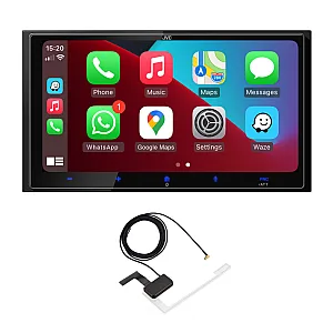 JVC KW-M795DBW 6.92" HD Wireless CarPlay / Android Auto Mirroring DAB+ Bluetooth Car Stereo With Aerial
