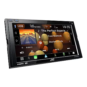 JVC KW-M875DBW Digital Media Receiver USB Bluetooth Wireless Apple CarPlay Android Auto