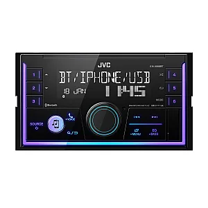 JVC KW-X850BT Double Din Mechless USB, Bluetooth, AUX, iPod/iPhone Car Stereo