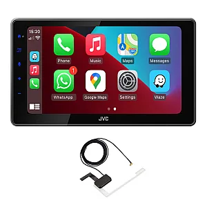 JVC KW-Z900DBW 9” Floating HD Screen Wireless CarPlay / Android Auto Mirroring DAB+ Bluetooth Stereo With Aerial