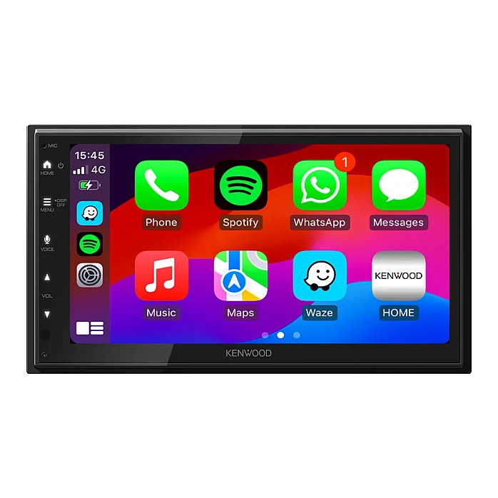 Kenwood DMX5023DABS 6.8" Wired CarPlay / Android Auto Double Din DAB+ Bluetooth, USB Car Stereo