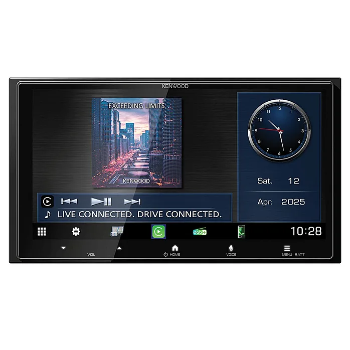 Kenwood DMX7525DABS 6.8” HD Wireless Apple CarPlay / Android Auto, Mirroring, DAB+ Stereo