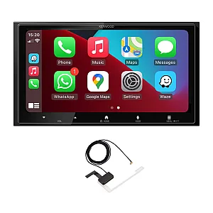 Kenwood DMX7525DABS 6.8” HD Wireless Apple CarPlay / Android Auto, Mirroring, DAB+ Stereo With Aerial