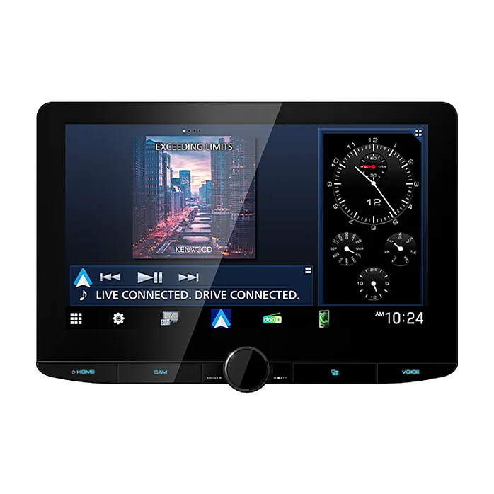 Kenwood DMX9724XDS-C Campervan Navigation 10.1" DAB+ Wireless CarPlay / Android Auto Bluetooth Stereo With Aerial