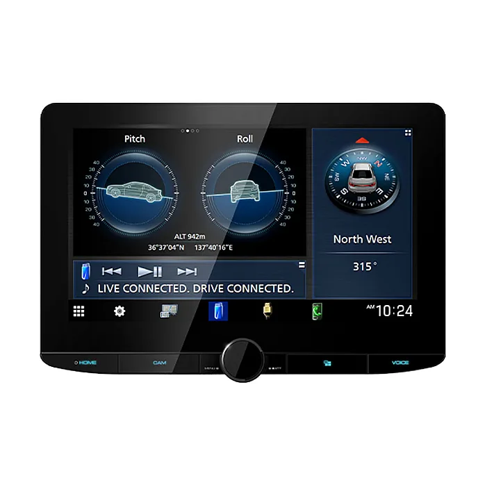 Kenwood DMX9724XDS-C Campervan Navigation 10.1" DAB+ Wireless CarPlay / Android Auto Bluetooth Stereo With Aerial