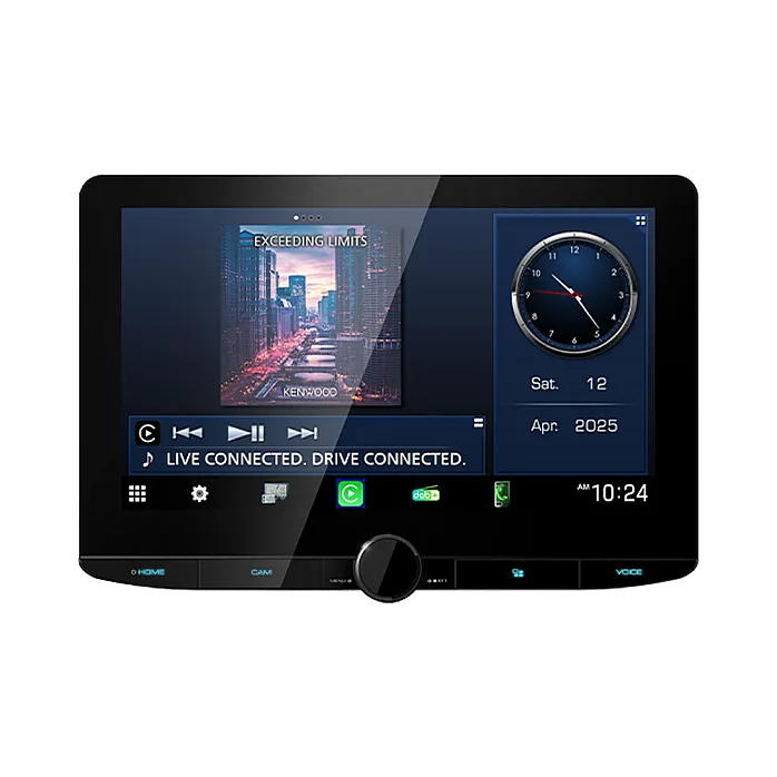 Kenwood DMX9724XDS Floating 10.1" DAB+ Digital Media Receiver Wireless CarPlay / Android Auto Bluetooth Stereo