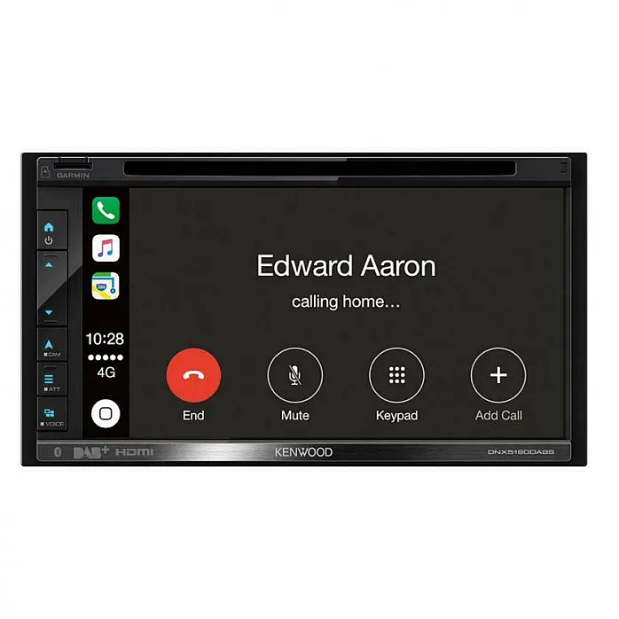 Kenwood DNX5190DABS 6.8” GPS CD Player, Bluetooth, DAB Radio, Apple CarPlay Android Auto With Aerial