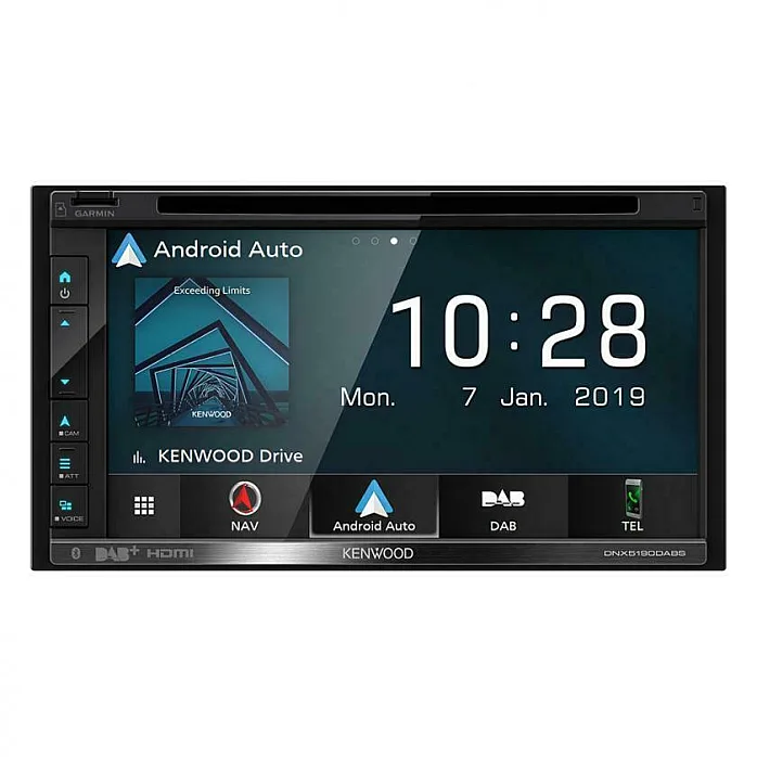 Kenwood DNX5190DABS 6.8” GPS CD Player, Bluetooth, DAB Radio, Apple CarPlay Android Auto With Aerial