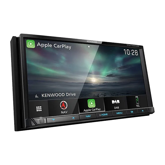 Kenwood DNX7190DABS 7" CarPlay / Android Auto USB, CD / DVD, Bluetooth, GPS, DAB+ Car Stereo