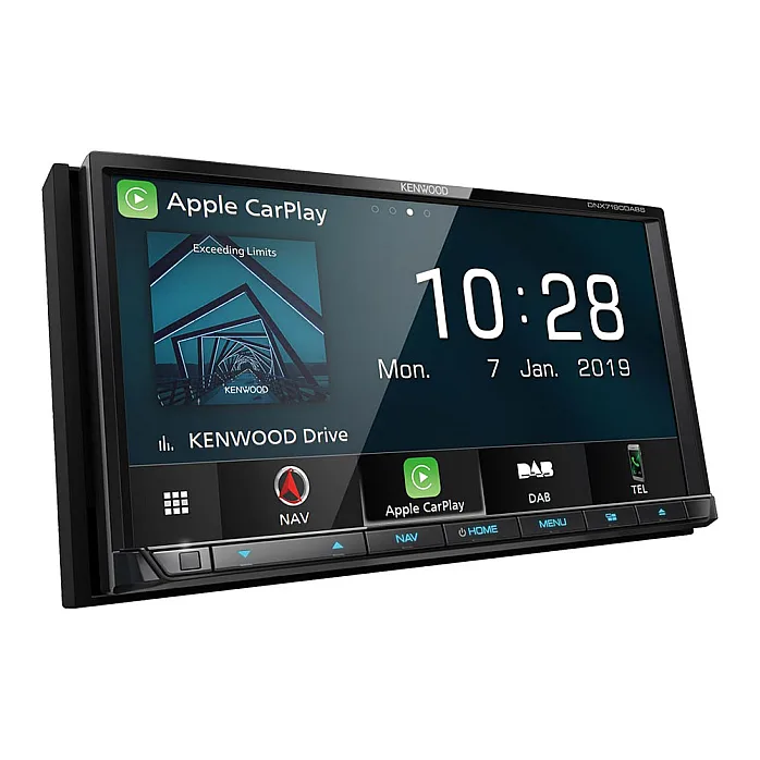 Kenwood DNX7190DABS 7" CarPlay / Android Auto USB, CD / DVD, Bluetooth, GPS, DAB+ Car Stereo