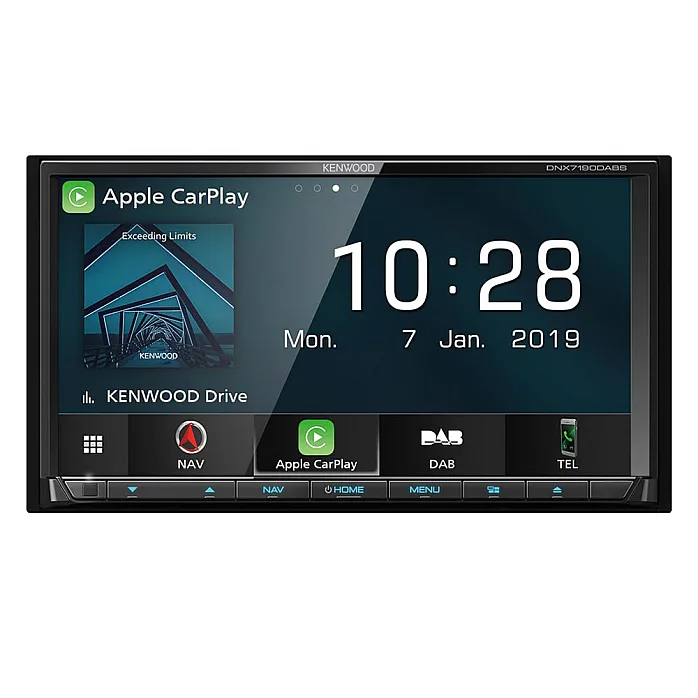 Kenwood DNX7190DABS 7" CarPlay / Android Auto USB, CD / DVD, Bluetooth, GPS, DAB+ Car Stereo