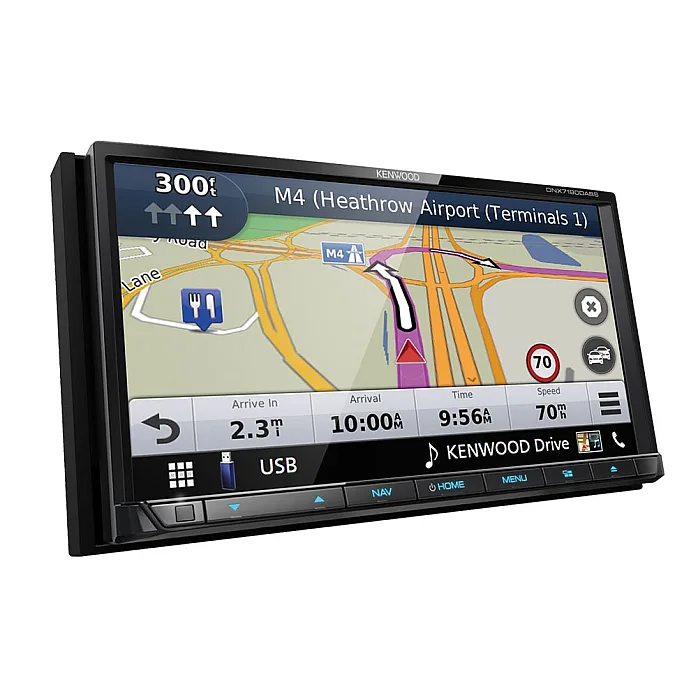 Kenwood DNX7190DABS 7" CarPlay / Android Auto USB, CD / DVD, Bluetooth, GPS, DAB+ Car Stereo