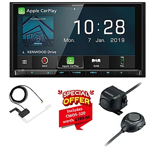Kenwood DNX9190DABS 6.8” AV-Receiver/Navigation System WiFi & DAB Radio Built-in With Aerial