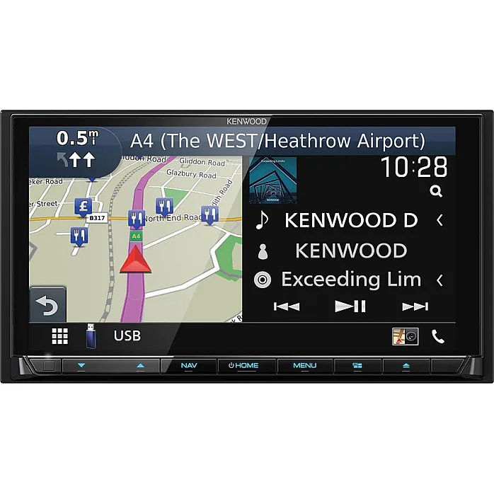 Kenwood DNX9190DABS 6.8” AV-Receiver/Navigation System WiFi & DAB Radio Built-in With Aerial