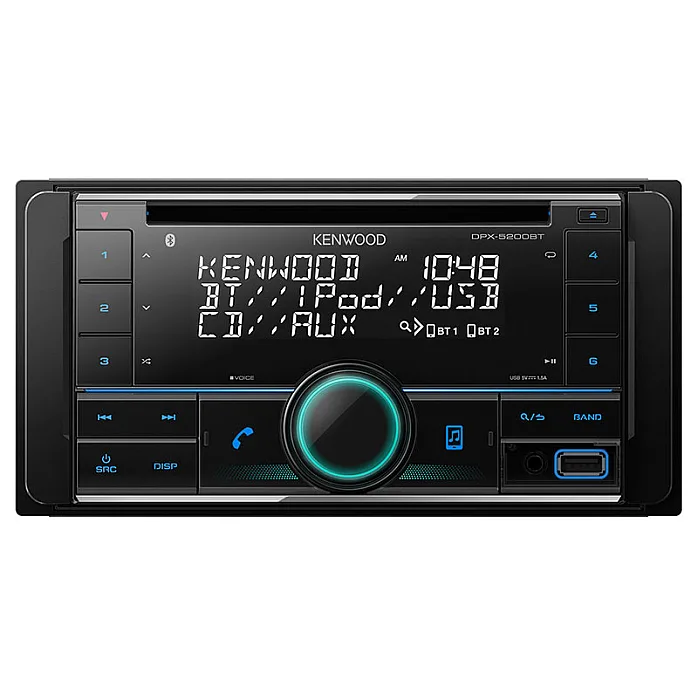 Kenwood DPX-5200BT CD MP3 Bluetooth Car Stereo USB Aux iPhone Android Spotify