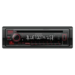 Kenwood KDC-BT460U Single Din Car Multimedia Stereo Receiver USB AUX-In CD Bluetooth