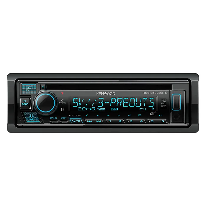 Kenwood KDC-BT960DAB Car CD/USB Stereo DAB+, Bluetooth, Amazon Alexa Voice Service