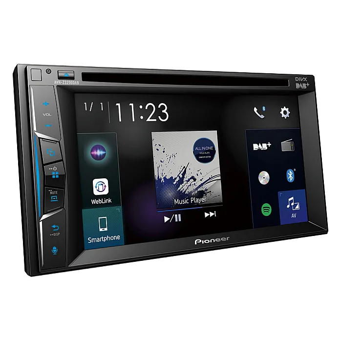 Pioneer AVH-Z3200DAB Car CD DVD Player 6.2" Screen Bluetooth Apple Carplay, DAB+ Digital Radio