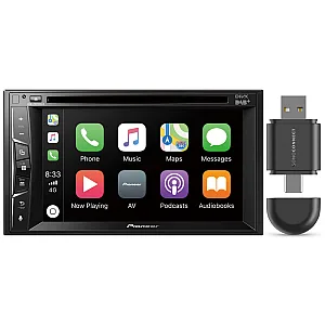Pioneer AVH-Z3200DAB Car CD DVD Player 6.2" Screen Bluetooth Apple Carplay, DAB+ Digital Radio + Wireless Adaptor