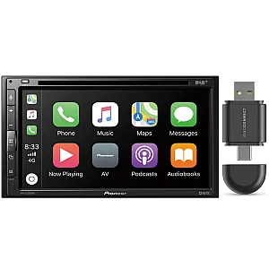 Pioneer AVH-Z5200DAB 6.8" CD/DVD USB, Apple CarPlay Android Auto DAB Stereo + Wireless Adaptor