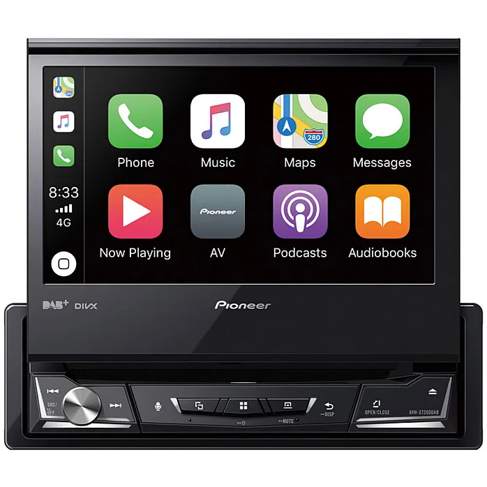 Land Rover Defender 7" Fold Out Screen / Carplay / Android Auto / DAB / Bluetooth / CD / DVD / USB Stereo Upgrade Kit