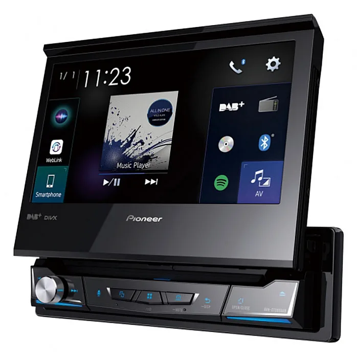 Land Rover Defender 7" Fold Out Screen / Carplay / Android Auto / DAB / Bluetooth / CD / DVD / USB Stereo Upgrade Kit