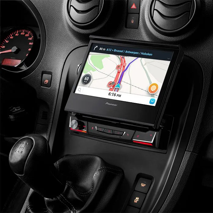 Land Rover Defender 7" Fold Out Screen / Carplay / Android Auto / DAB / Bluetooth / CD / DVD / USB Stereo Upgrade Kit