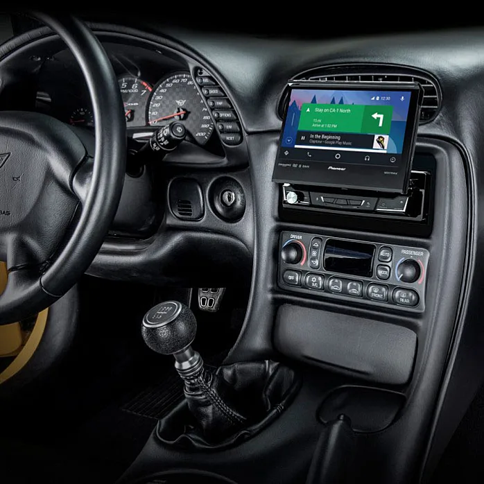 Land Rover Defender 7" Fold Out Screen / Carplay / Android Auto / DAB / Bluetooth / CD / DVD / USB Stereo Upgrade Kit