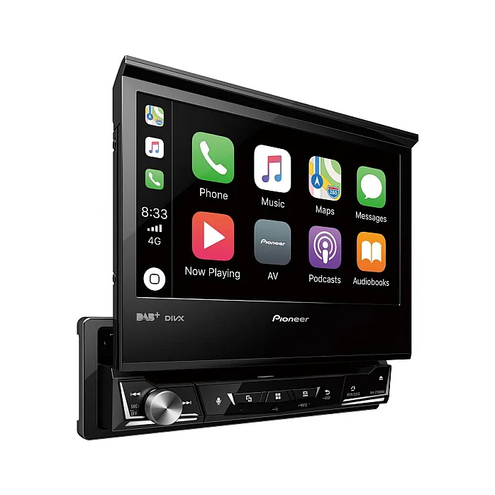 Land Rover Defender 7" Fold Out Screen / Carplay / Android Auto / DAB / Bluetooth / CD / DVD / USB Stereo Upgrade Kit