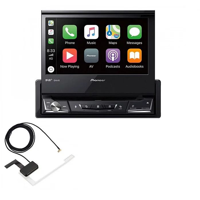 Pioneer AVH-Z7200DAB 7" Multimedia Player with Apple CarPlay, Android Auto, DAB/DAB+ Radio With Aerial