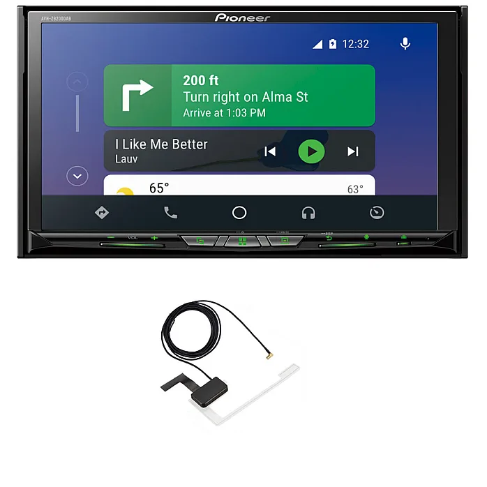 Pioneer AVH-Z9200DAB Wireless Apple CarPlay Android Auto DAB Bluetooth Stereo With Aerial