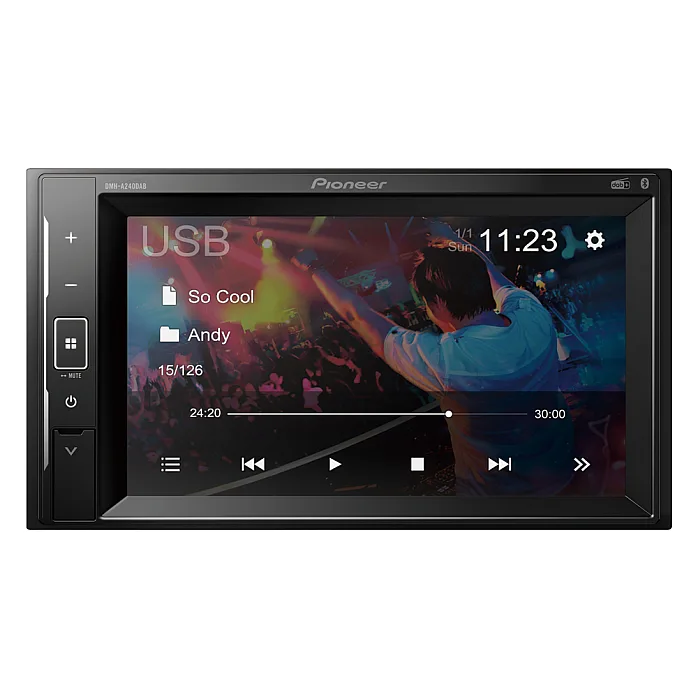 Pioneer DMH-A240DAB 6.2" Double Din Stereo with USB, DAB, Bluetooth 