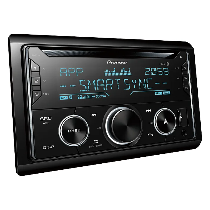 Pioneer FH-S720BT Double Din Car Stereo with Built In Bluetooth USB AUX Player