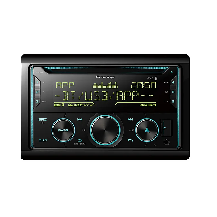 Pioneer FH-S720BT Double Din Car Stereo with Built In Bluetooth USB AUX Player