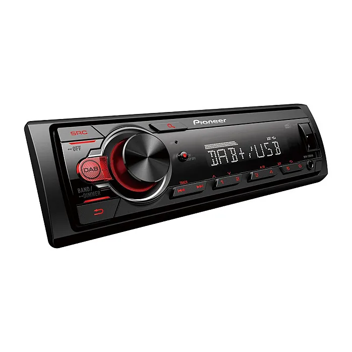 Pioneer MVH-130DAB Mechless Bluetooth, DAB+, USB, AUX, Car Stereo Compatible with Android Devices