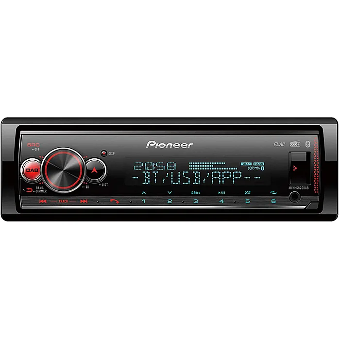 Pioneer MVH-S520DAB Mechless DAB Digital Radio USB Compatible with Apple and Android Devices